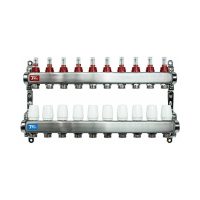 Группа коллект. VIEIR 1х10х3/4quot; с расходомер, дренаж. кр, воздухоотвод., нерж. сталь VR113-10A