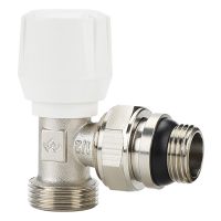 Клапан радиаторный VARMEGA 1/2quot; x 3/4quot;EK ручной, угловой с самоуплотняющимся полусгоном VM10012
