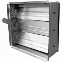 Клапан расхода серии D 156*156 для решетки 4 CA