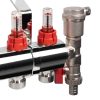 Коллектор латунный в сборе с расходомерами Royal Thermo 1quot; ВР-3/4quot; НР, 11 выходов — изображение 8