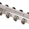 Коллектор Royal Thermo нерж. в сборе универсальный 1quot; ВР-3/4quot; НР с автомат. воздухоотвод-ми 6 вых. — изображение 6