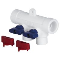 Коллектор TEBO бел. PP-R 25x20x3 вых. универсальный (3/18), арт. 030091252