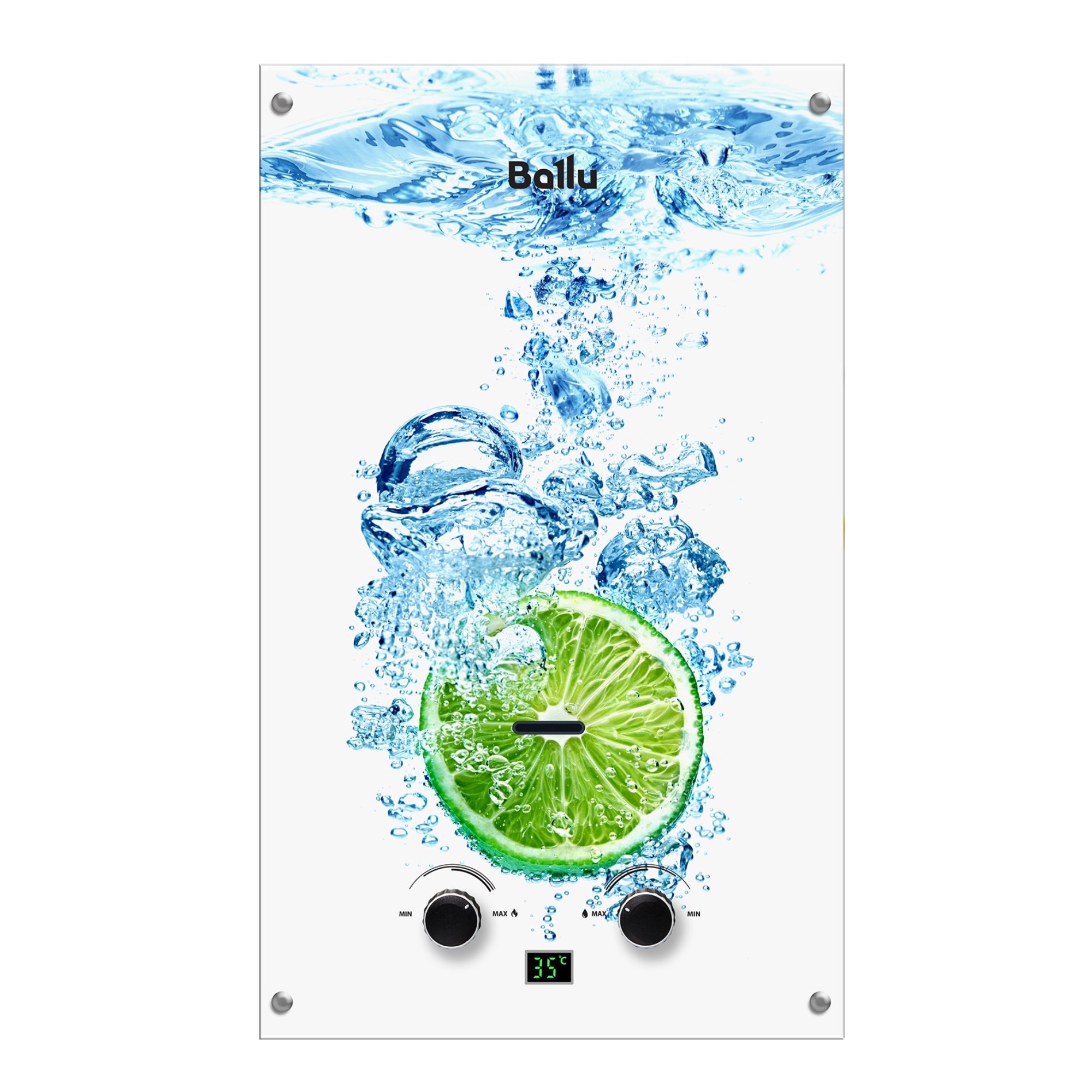 Колонка газовая Ballu GWH 10 Fiery Glass Lime — изображение 2