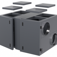 Компактная приточно-вытяжная установка серии ZPVR-N 3200 UWL ЕС