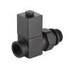 Набор дизайн-вентилей Royal Thermo CUBE, прямой (черный) 1/2quot; — изображение 5