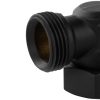 Набор нижнего подключения Royal Thermo угловой раздельный 3/4х3/4ЕК (черный) — изображение 5