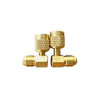 Переходник угловой 90°; 5/16"Mх1/4"F, с R410А на R22, упак. 2 шт. LT-AD78