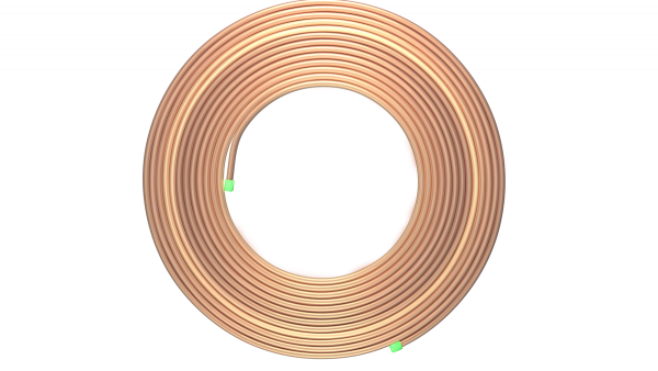 Труба медная 09,52x0,81x50000мм (3/8"х0,032") Refpipe Strong SPL-09081-50RS