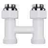 Узел нижнего подключения Royal Thermo Design прямой 1/2quot;х3/4quot; EK (белый) — изображение 5