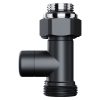 Узел нижнего подключения Royal Thermo Design прямой 1/2quot;х3/4quot; EK (черный) — изображение 4