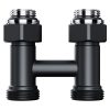 Узел нижнего подключения Royal Thermo Design прямой 1/2quot;х3/4quot; EK (черный) — изображение 5