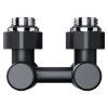 Узел нижнего подключения Royal Thermo Design угловой 1/2quot;х3/4quot; EK (черный) — изображение 3