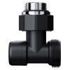 Узел нижнего подключения Royal Thermo Design угловой 1/2quot;х3/4quot; EK (черный) — изображение 4