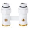 Узел нижнего подключения Royal Thermo прямой 1/2quot;х3/4quot; EK (белый) — изображение 2