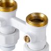 Узел нижнего подключения Royal Thermo прямой 1/2quot;х3/4quot; EK (белый) — изображение 7