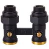 Узел нижнего подключения Royal Thermo прямой 1/2quot;х3/4quot; EK (черный) — изображение 2