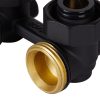 Узел нижнего подключения Royal Thermo угловой 1/2quot;х3/4quot; EK (черный) — изображение 5