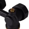 Узел нижнего подключения Royal Thermo угловой 1/2quot;х3/4quot; EK (черный) — изображение 6