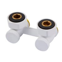 Узел нижнего подключения SCHLOSSER G 3/4 x 3/4 D-50 MM Standard 6007 угловой белый